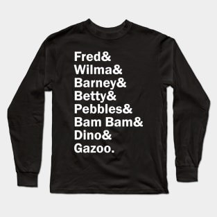 Funny Names x The Flintstones Long Sleeve T-Shirt